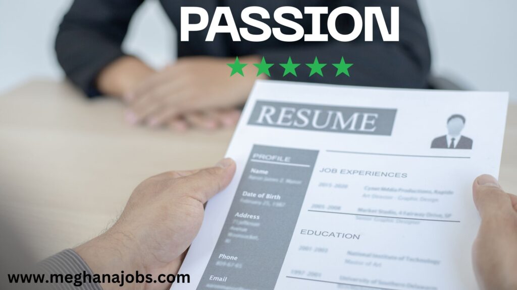 Passion in job