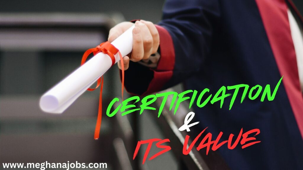 certification and its value